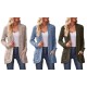 Women's Ribbed Long Sleeve Cardigan